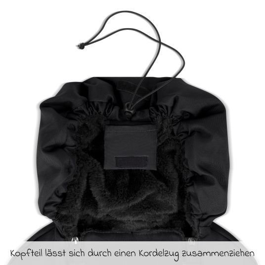 ABC Design Neugeborenen-Fußsack für Babyschale Tulip und Babywanne - Black