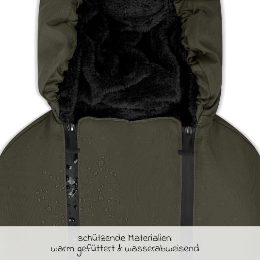 ABC Design Neugeborenen-Fußsack für Babyschale Tulip und Babywanne - Pure - Avocado