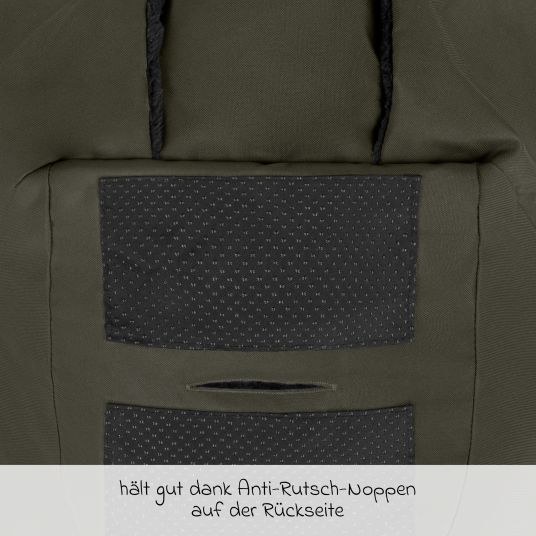 ABC Design Neugeborenen-Fußsack für Babyschale Tulip und Babywanne - Pure - Avocado