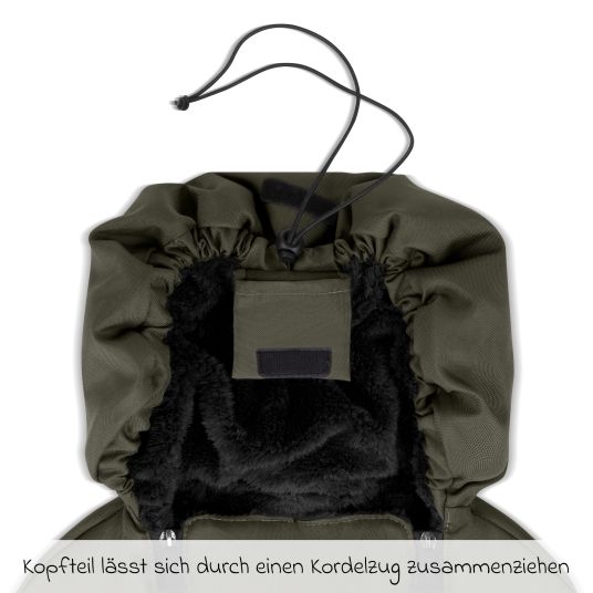 ABC Design Neugeborenen-Fußsack für Babyschale Tulip und Babywanne - Pure - Avocado