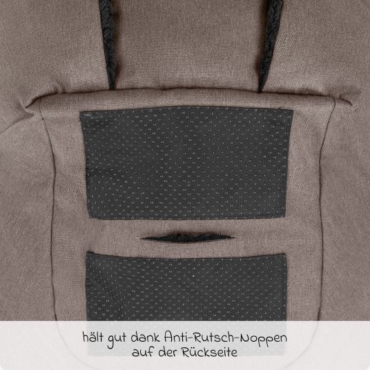 ABC Design Neugeborenen-Fußsack für Babyschale Tulip und Babywanne - Pure - Nature