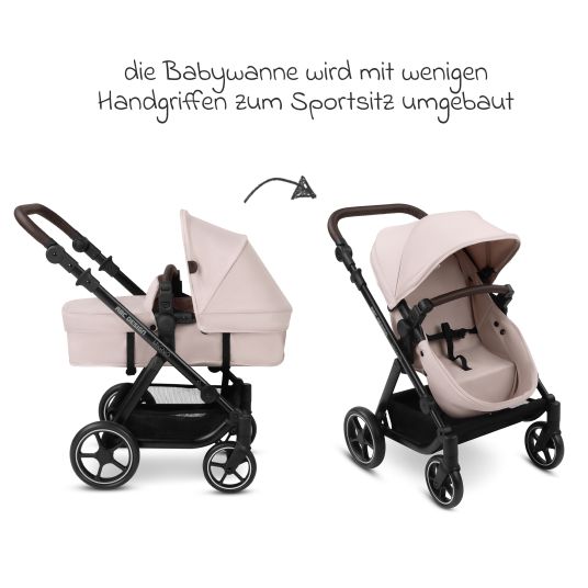 ABC Design Puppenwagen Migno ab 3 Jahre - Berry