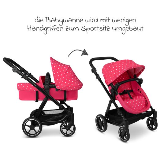 ABC Design Carrozzina per bambole Migno da 3 anni - Candy