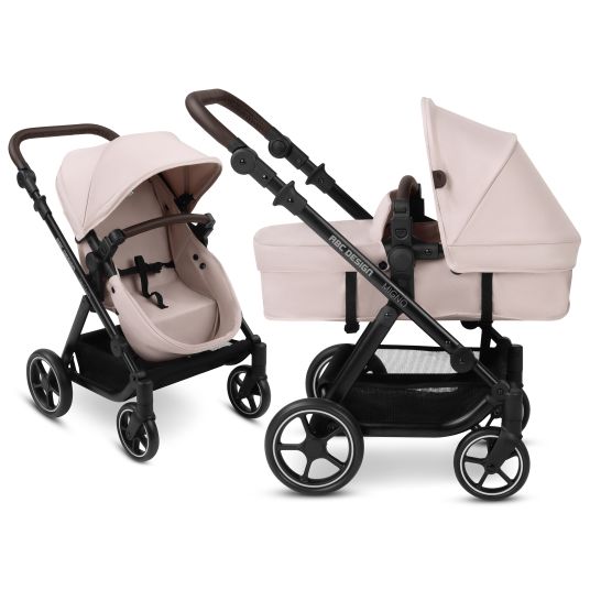 ABC Design Migno doll's pram - from 3 years - Pure Edition - Berry