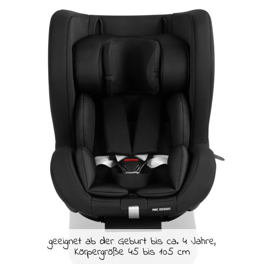ABC Design Reboarder Lily i-Size child car seat (from birth to approx. 4 years) - Black