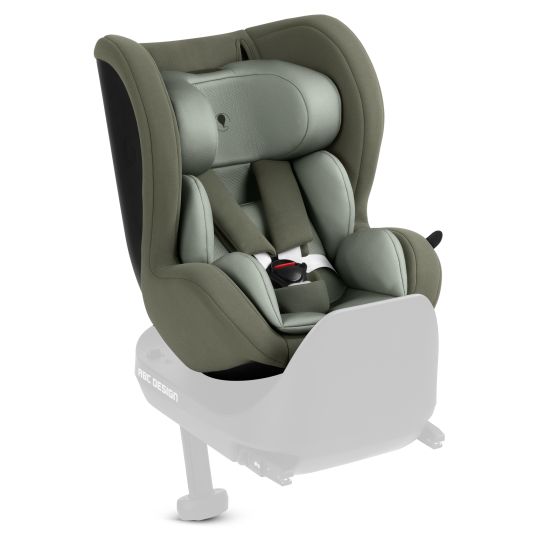 ABC Design Reboarder Lily i-Size Kindersitz (ab Geburt bis ca. 4 Jahre) - Sage