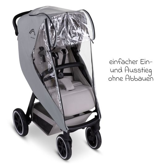 ABC Design Rain cover 4 Seasons Sport for buggies - Grey