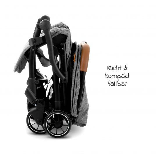 ABC Design Travel Buggy Flash with One Hand Folding and Carry Bag - Woven Graphite
