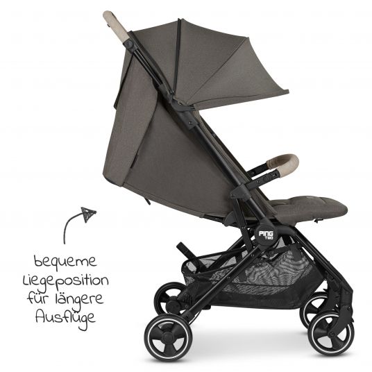 ABC Design Travel stroller Ping Two with flat reclining position (up to 22 kg) - Diamond - Herb