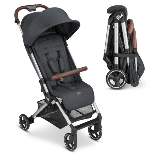 ABC Design Travel buggy Ping Two with flat reclining position (up to 22 kg) - Storm
