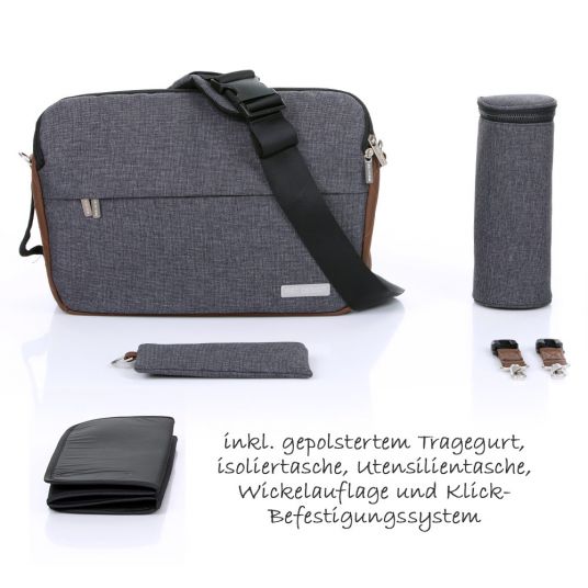 ABC Design Shoulder Bag Slide - Diamond Special Edition - Asphalt