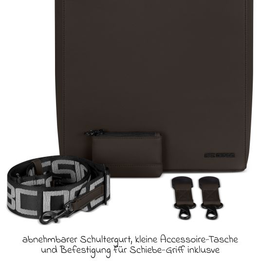 ABC Design Umhängetasche Tote Bag Daily mit großzügigen Staufächern - Dark Brown