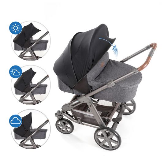 ABC Design Universal sun sail / sun protection for stroller & buggy - Black