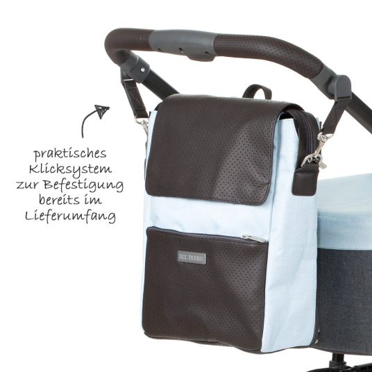 ABC Design Changing backpack City with lid compartment - incl. changing mat and accessories - Ice