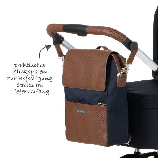 ABC Design Changing backpack City with lid compartment - incl. changing mat and accessories - Shadow