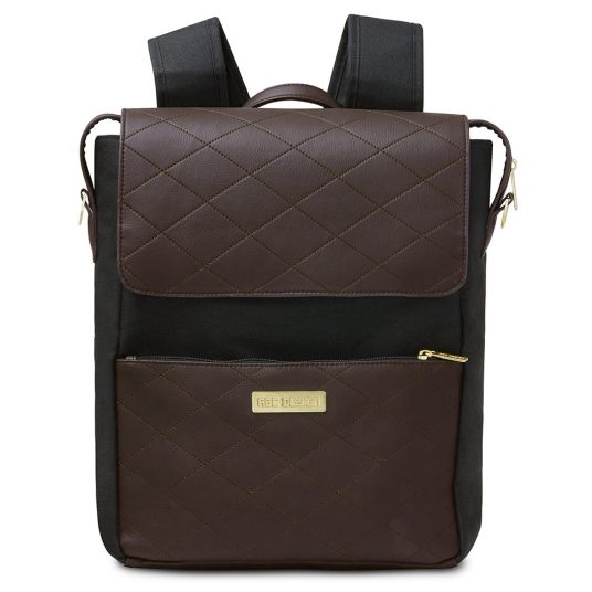 ABC Design Changing backpack City with large lid compartment - incl. changing mat & accessories - Diamond Edition - Champagne