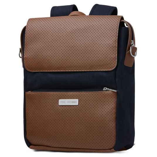 ABC Design Changing backpack City with large lid compartment - incl. changing mat & accessories - Shadow