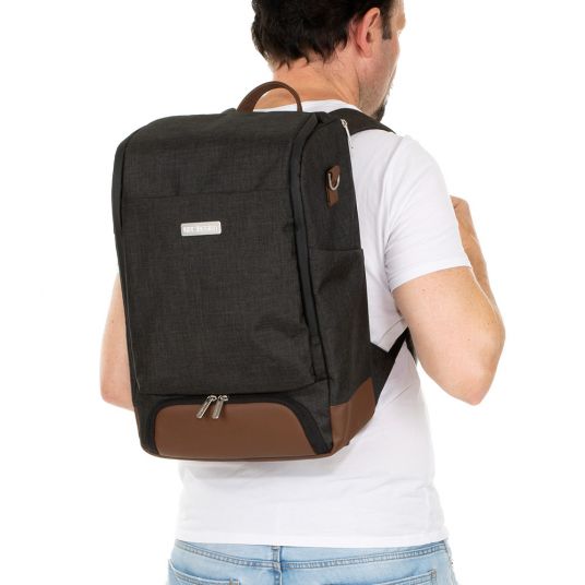 ABC Design Wrap-around backpack Tour with large front compartment - incl. changing mat and accessories - Piano