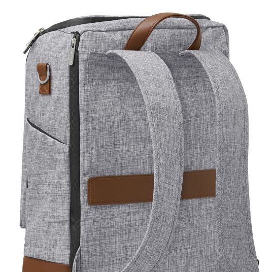 ABC Design Changing backpack Tour with large front compartment - incl. changing mat & accessories - Graphite Grey