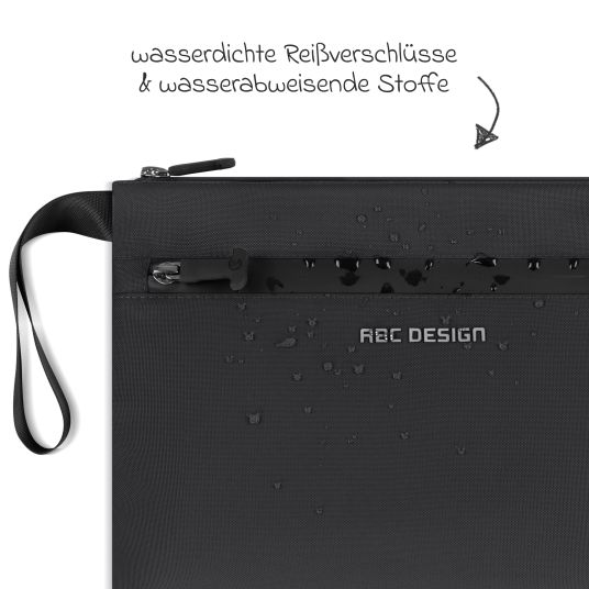 ABC Design Wickelorganizer Classic inkl. Wickelunterlage - Pure - Coal