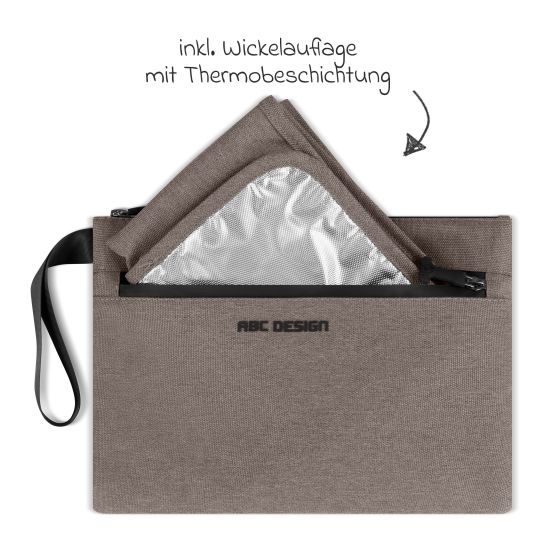 ABC Design Wickelorganizer Classic inkl. Wickelunterlage - Pure - Nature