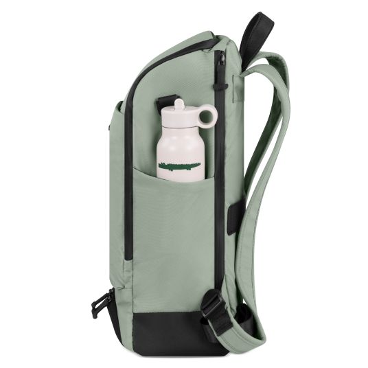 ABC Design Wickelrucksack Active mit großem Frontfach inkl. Wickelunterlage & Zubehör - Pine