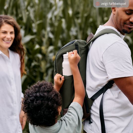 ABC Design Wickelrucksack Active mit großem Frontfach inkl. Wickelunterlage & Zubehör - Pine