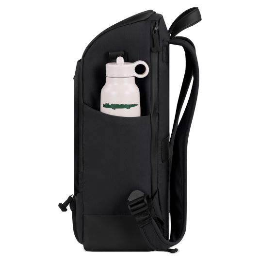 ABC Design Wickelrucksack Active mit großem Frontfach inkl. Wickelunterlage & Zubehör - Pure - Coal