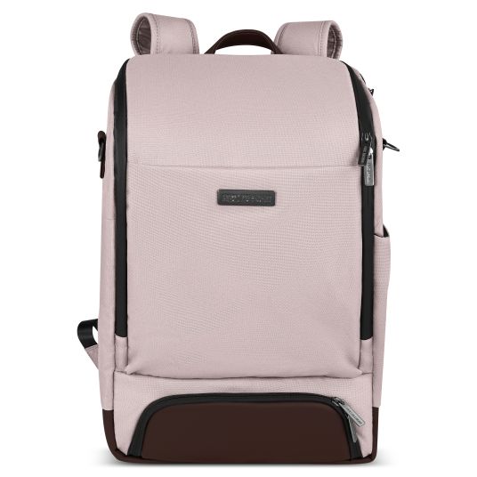 ABC Design Tour changing backpack with large front compartment - incl. changing mat & accessories - Pure Edition - Berry