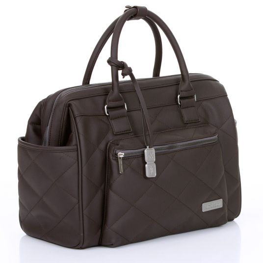 ABC Design Changing bag Style - incl. changing mat, bottle warmer and utensil bag - Dark Brown