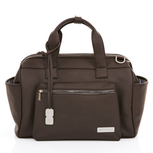 ABC Design Borsa fasciatoio Style - include fasciatoio, scalda biberon e borsa porta utensili - Marrone scuro