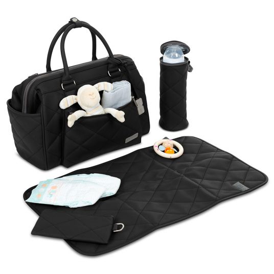 ABC Design Changing bag Style - incl. changing mat & many accessories - Black
