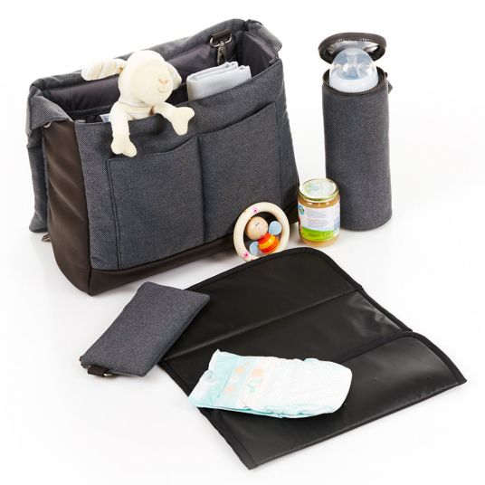 ABC Design Diaper bag Urban - incl. changing mat and bottle warmer - Mountain