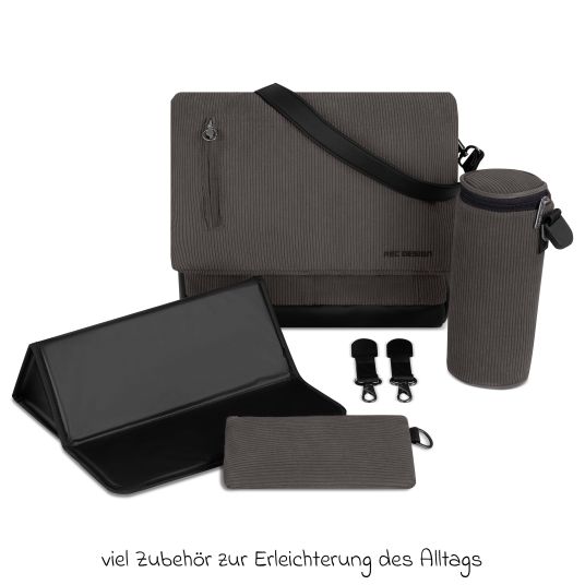 ABC Design Urban changing bag incl. changing mat & lots of accessories - Almond