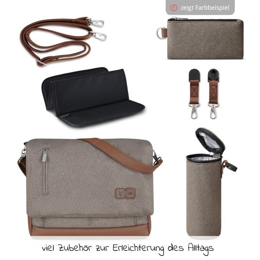 ABC Design Urban changing bag - incl. changing mat & lots of accessories - Carrot