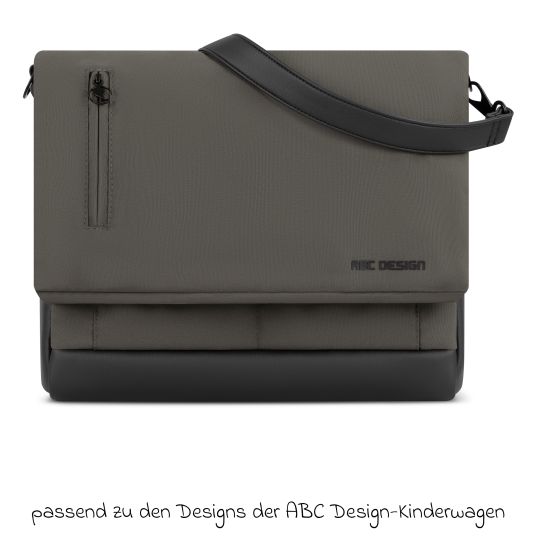 ABC Design Wickeltasche Urban - inkl. Wickelunterlage & viel Zubehör - Cloud