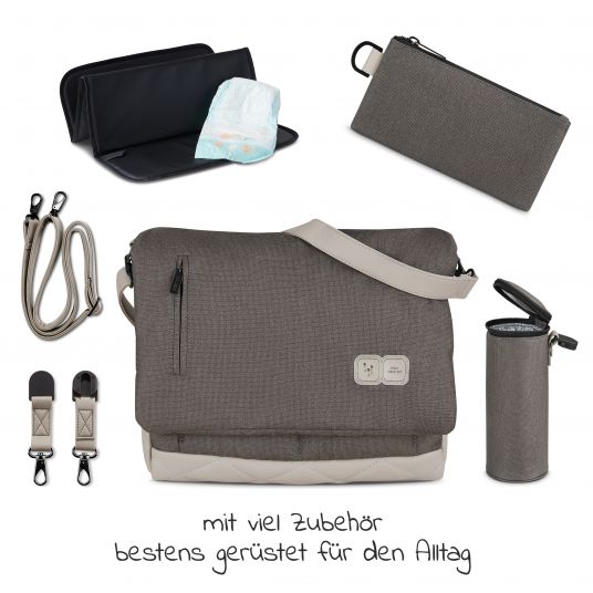 ABC Design Urban diaper bag - incl. changing mat & many accessories - Diamond Edition - Herb