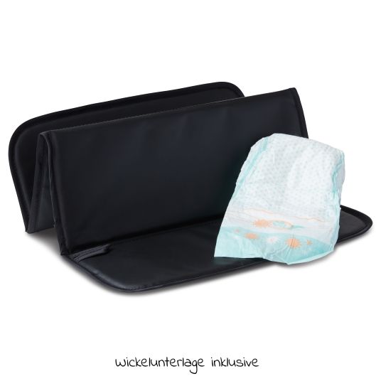 ABC Design Urban changing bag - incl. changing mat & lots of accessories - Pure Edition - Berry