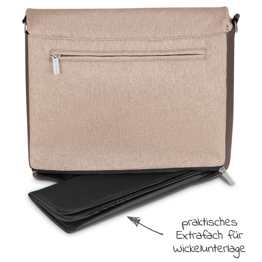 ABC Design Urban changing bag - incl. changing mat & lots of accessories - Pure Edition - Grain