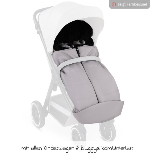 ABC Design Winter-Fußsack für Kinderwagen - Black