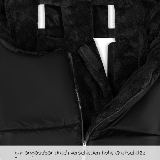 ABC Design Winter-Fußsack für Kinderwagen - Black