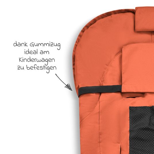 ABC Design Winter footmuff for baby carriage & buggy - Carrot