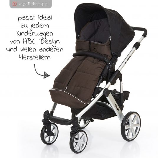 ABC Design Winter-Fußsack für Kinderwagen & Buggy - Diamond Edition - Basil