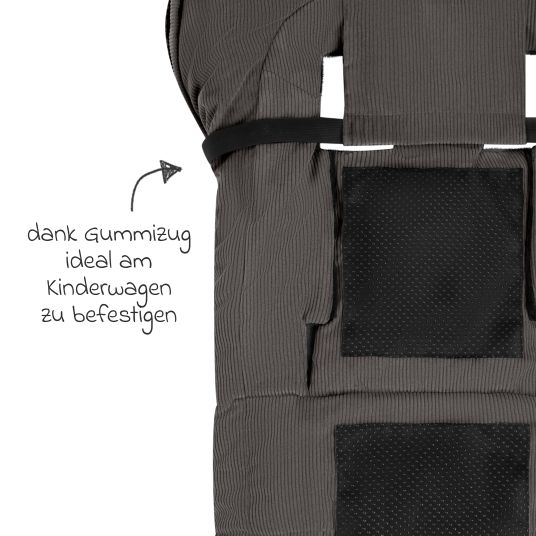 ABC Design Winter-Fußsack für Kinderwagen - Almond