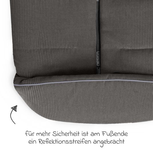 ABC Design Winter-Fußsack für Kinderwagen - Almond