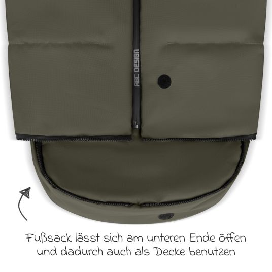 ABC Design Winter-Fußsack für Kinderwagen - Pure - Avocado