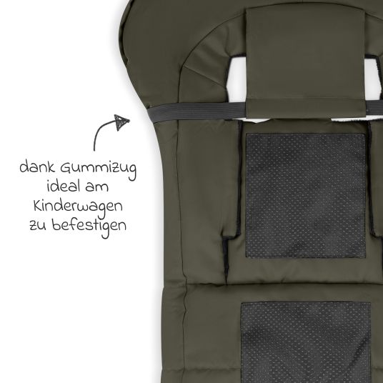 ABC Design Winter-Fußsack für Kinderwagen - Pure - Avocado