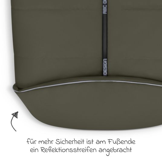 ABC Design Winter-Fußsack für Kinderwagen - Pure - Avocado