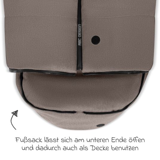 ABC Design Winter-Fußsack für Kinderwagen - Pure - Nature