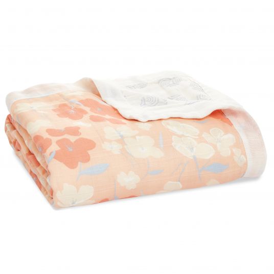 aden + anais Snuggle blanket - Silky Soft gauze 4-ply 120 x 120 cm - Koi Pond